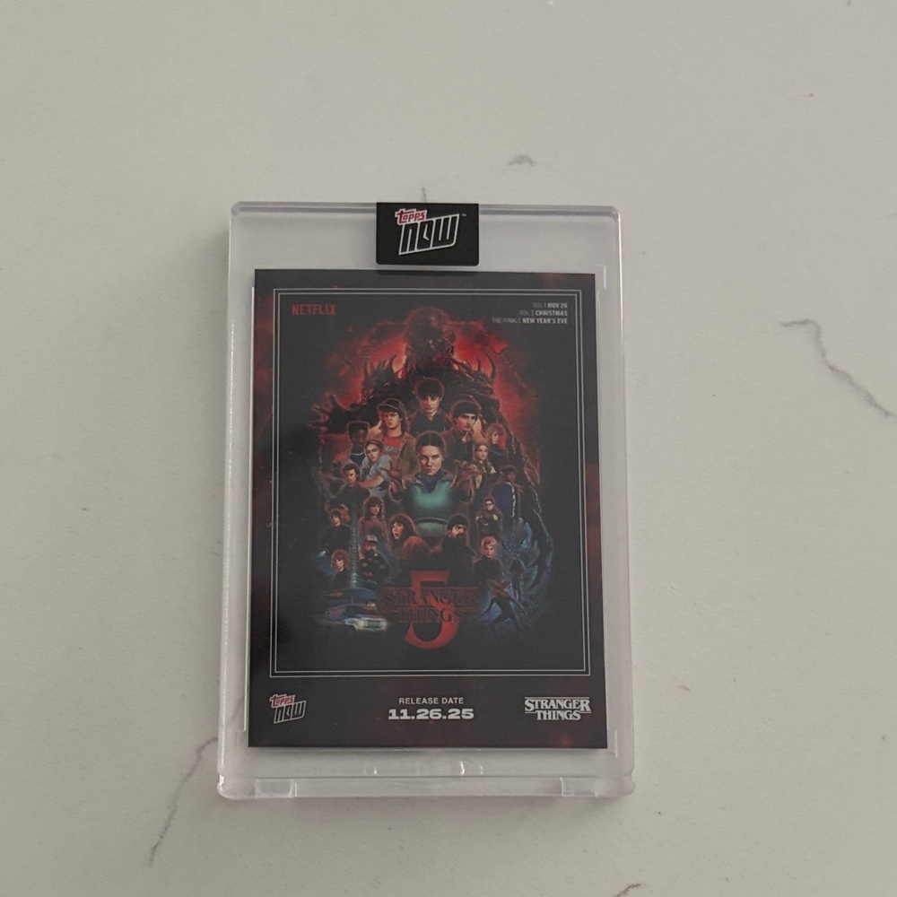Stranger Things Collectible Card